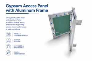 Aluminum Frame Gypsum Access Panel for Wall and Ceiling