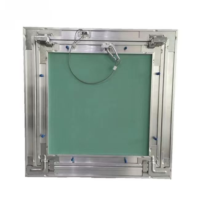 Gypsum access panel for electrical and HVAC maintenance